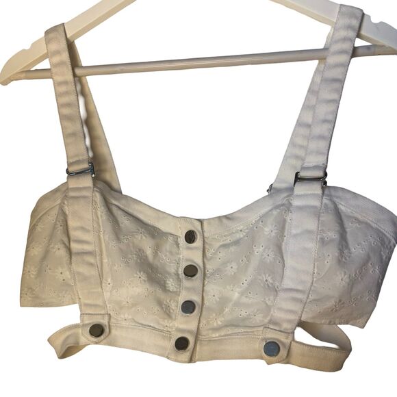 For Love & Lemons EUC Daisy Eyelet Buckle Bustier - Picture 8 of 12